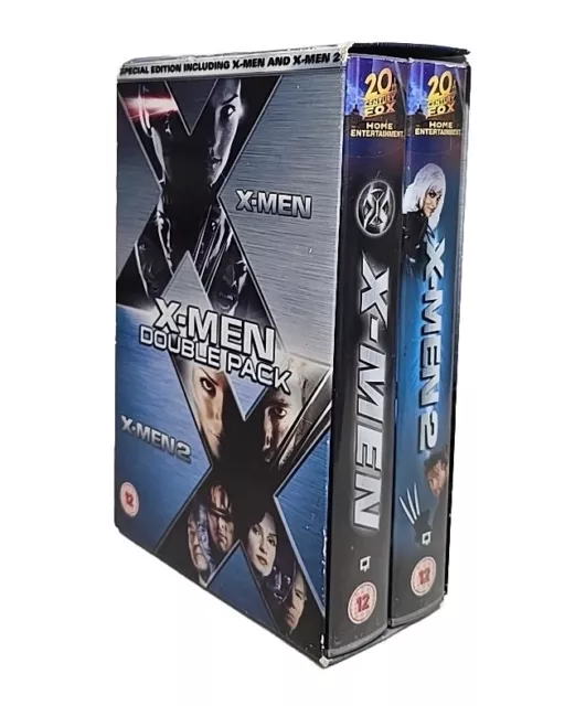 X-men Vhs Special Edition Double Pack Box Set - X-men & X-men 2 - Free Postage