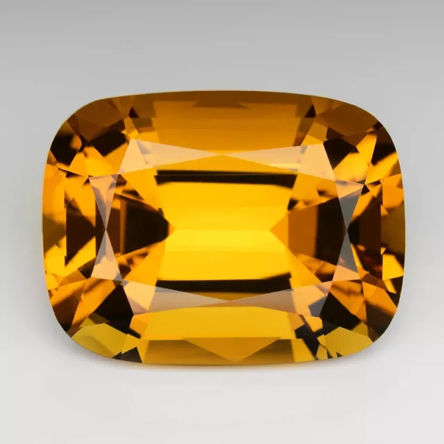 14.30Cts Outrageous Natural Heliodor Yellow Beryl Cushion Shape Loose Gemstone