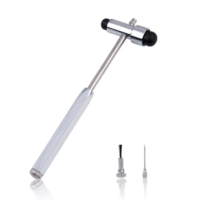 Neurological Reflex Hammer Percussor with Pin & Brush inbuilt neuron Diagnostic