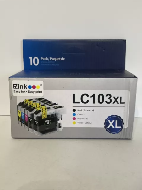 EZ Ink Compatible Ink Cartridge Replacement for Brother LC-103XL LC103XL 10pk