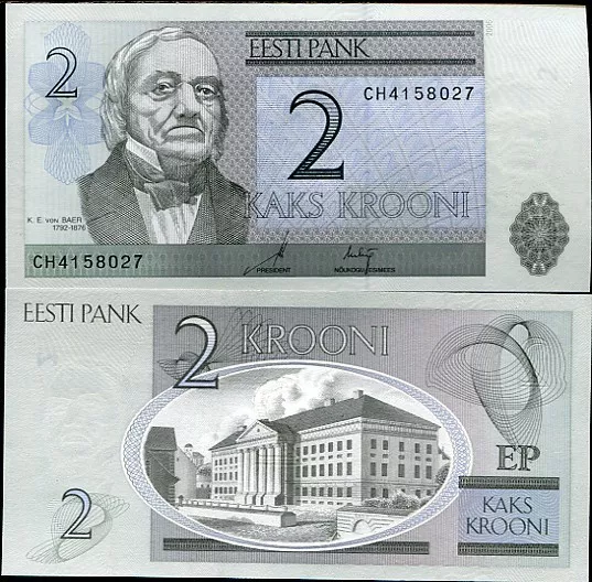 Estonia 2 Krooni 2006 P 85 a UNC