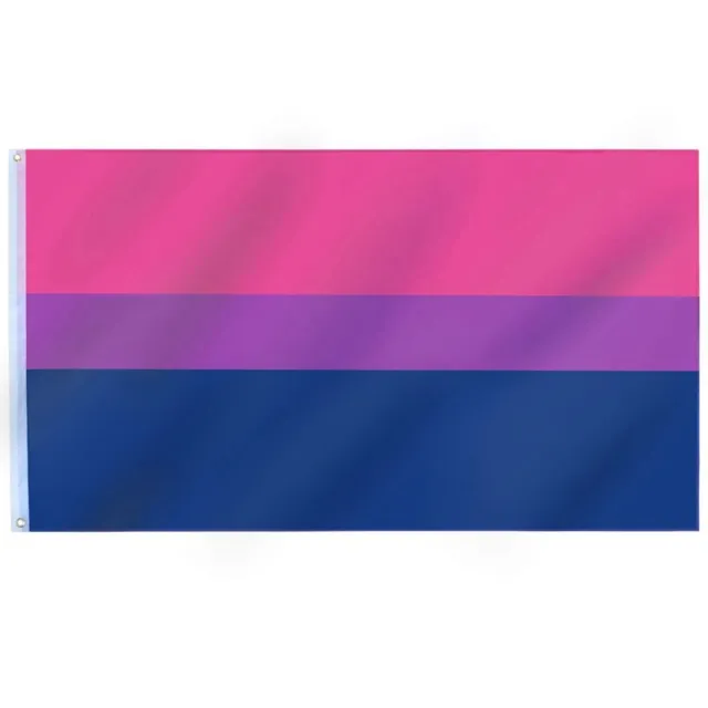 Bisexuelle Flagge - für drinnen und draußen - Feiern Sie Vielfalt Bi Sommer Partys a