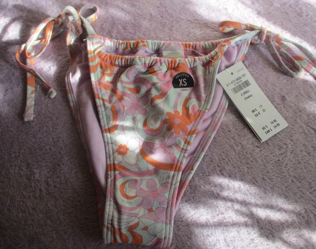 SÜSSE BIKINIHOSE BADEHOSE Slip orange lila glitzer gr xsl neu von