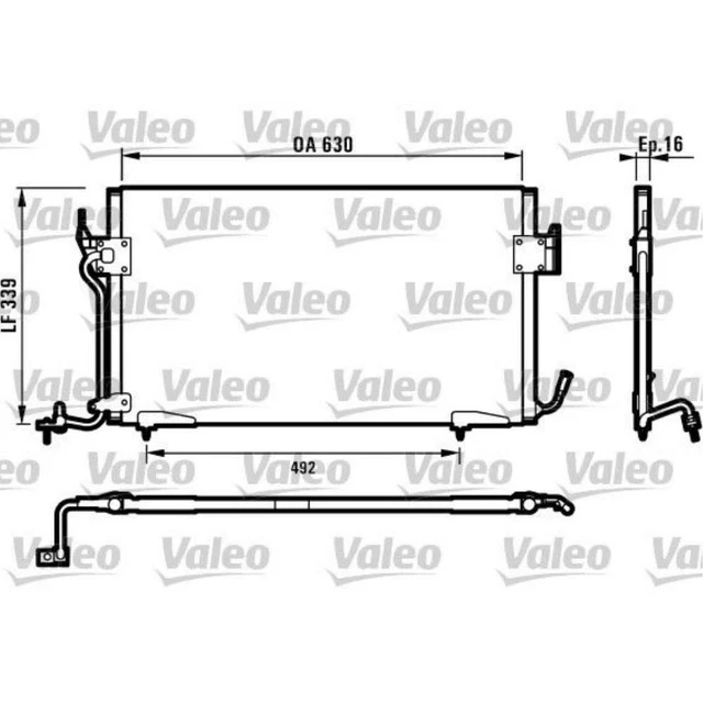 Valeo 814012 Condenseur Climatisation – Qualité Première Monte Compatible BMW Série 1, 3, X1 – Performances & Résistance Optimales