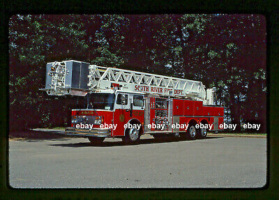 South River NJ 1983 Spartan LTI 85' RM Tower Fire Apparatus slide .