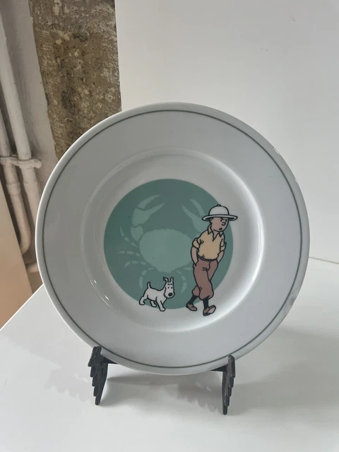 Assiette Collection Tintin Et Les Picaros - Porcelaine Tables Et Couleurs - Vintage