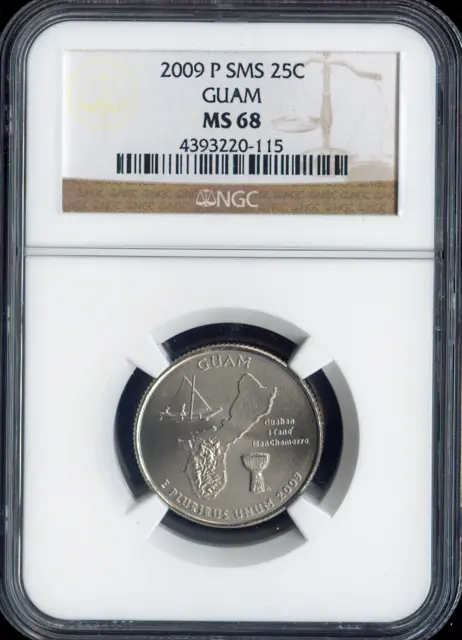 2009 P District of Columbia MS69 Quarter NGC MS69 SMS QUALITY✔️