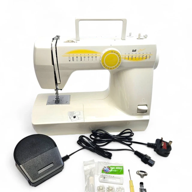 VINTAGE E&R CLASSIC EC16 RS2000 Series Sewing Machine with Foot Pedal ...
