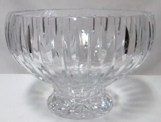 Waterford Marquis Kirin Cut Lead Crystal large footed pedestal bowl centerpiece