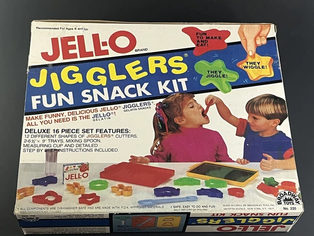 Kit de aperitivos divertidos de gelatina de colección 1991 Broadway juguetes completos