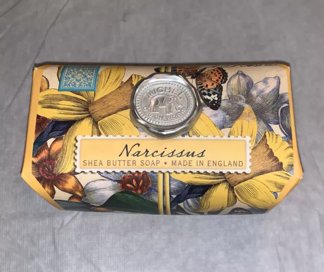 Michel Design Works NARCISSUS Shea Butter Bar Soap 7.3 oz. Triple Milled