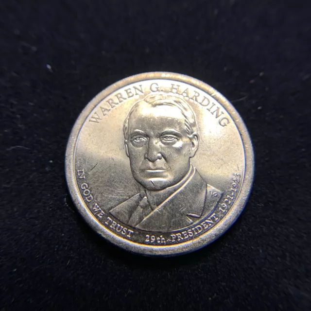 1$ WARREN G HARDING 29TH President (1921-1923) 2014 (D) US One Dollar Coin