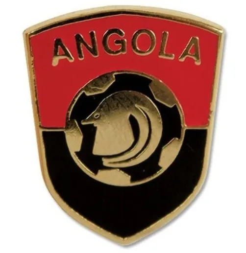 Angola football crest enamel soccer pin badge