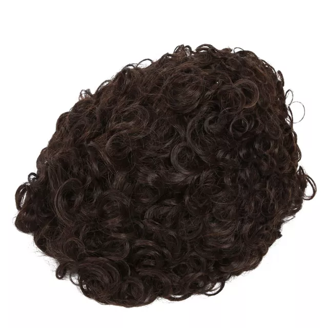 Short Curly Wavy Wigs Women Female Synthetic Hair Brown Wigs For Party GFL