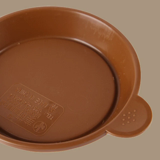 10 PCS Nursery Pots Tray Round Decorative Plants Drip Tray 5