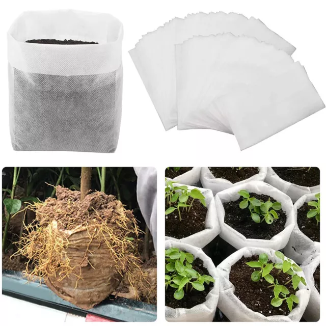 1/2/3 1 Set Seedling-Raising Bag Nursery Pots High Survival Rate Plant Grow Bags