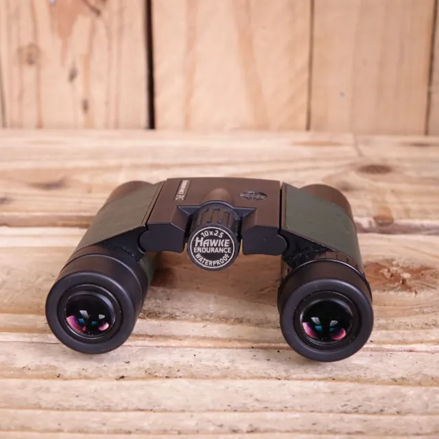 Hawke Endurance 10 x 25 Waterproof Compact Binoculars Black - See Description