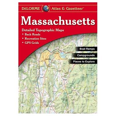 Delorme Massachusetts Topographical Road Atlas & Gazetteer
