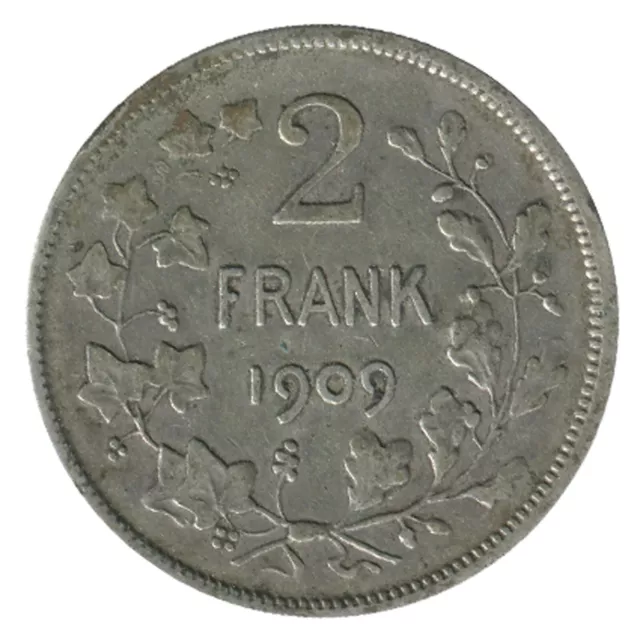 2 Francs Leopold II Légende Flamande - Belgique Argent