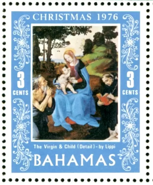 Bahamas #SG483 MNH 1976 Fra Filippo Lippi Virgin Child [394]