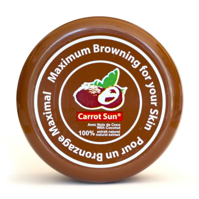 COCONUT Carrot Sun Tan Accelerator Tanning Cream Lotion  L-Tyrosine, Oil, Henna