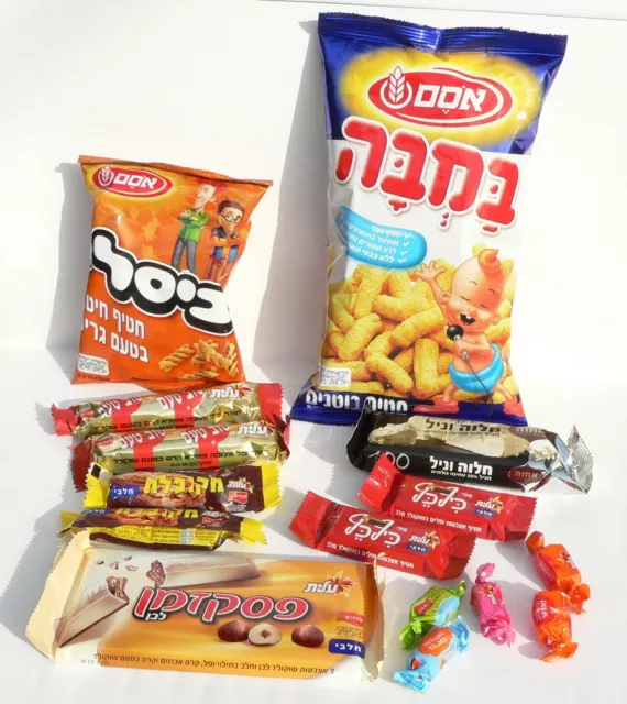 3x Popco Mix Osem Snack Israeli Sweet & Salty Popcorn Puffs Flavor