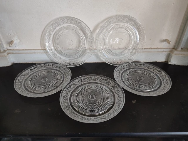 Plat Duralex Publicitaire Vintage - Huile Lesieur - Verre Transparent Années 70