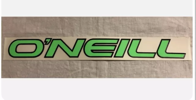 O'NEILL ONEILL DECAL ADESIVO STICKER VINTAGE abbigliamento surfing Skateboarding