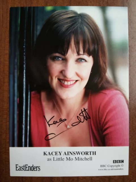 KACEY AINSWORTH *Little Mo Mitchell* EASTENDERS HAND SIGNED AUTOGRAPH CAST CARD