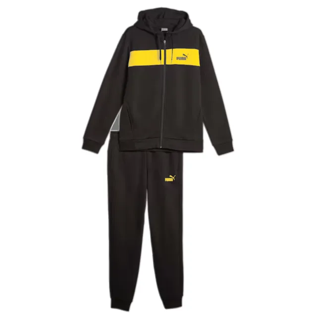 Puma Tuta da Ragazzo Fz Panel Nera Taglia 5-6 A Codice 679153-01