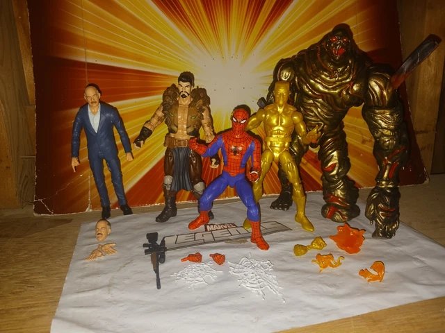 Marvel Legends Spiderman Characters, 5 Figure Lot