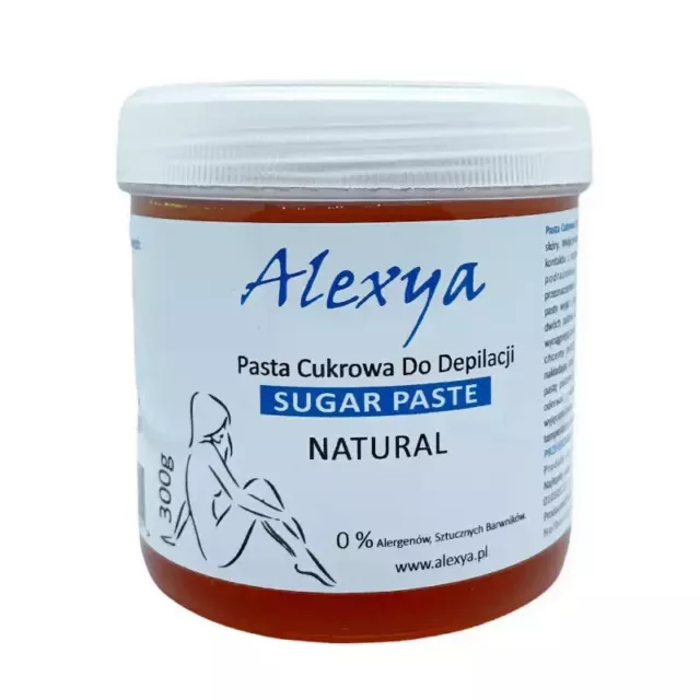 Alexya Sugar Paste For Depilation & Hair Removal 300 g 100% Natural