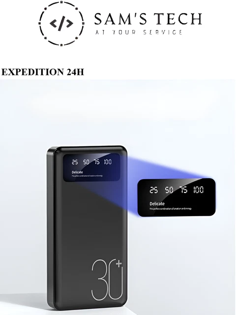 Batterie Externe Powerbank 12000 MAH Chargeur Pour Smartphone Tablette