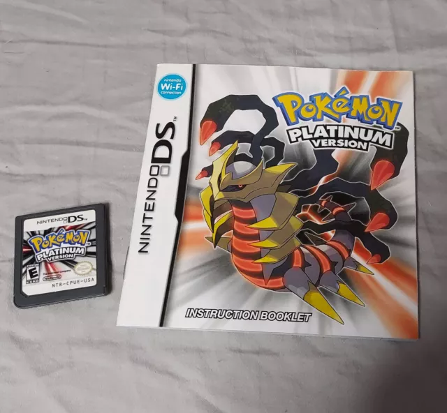 Pokemon Platinum + Manual (NO CASE)  (Nintendo DS, 2009)