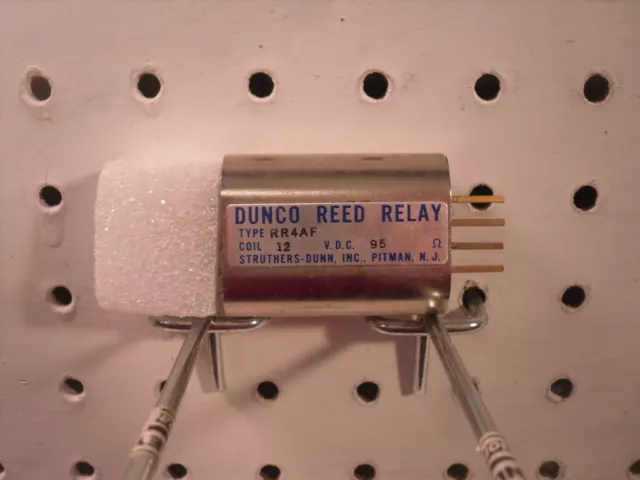 RR4AF Dunco Shielded Reed Relay Struthers-Dunn 4PST NO Struthers-Dunn