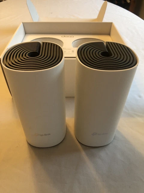 TP-LINK Deco E4 (2-Pack) Home Mesh Wi-Fi System AC1200 Dual-Band IEEE 802.11