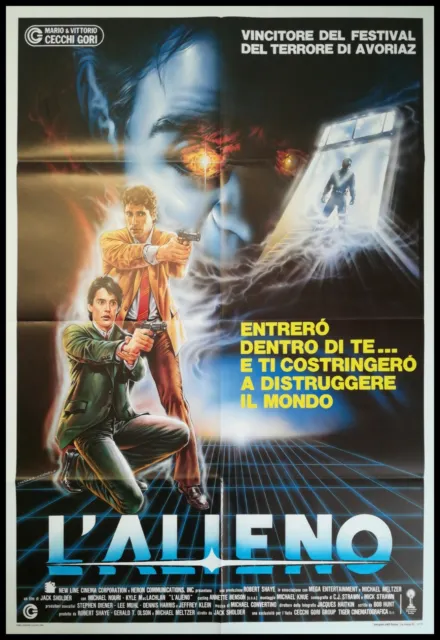 THE HIDDEN 1987 Original Movie Poster 39x55" 2Sh Italian KYLE MACLACHLAN HORROR