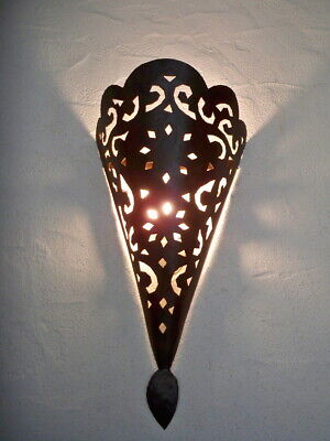 applique murale Marocaine fer forgé p5 lampe lustre lanterne oriantale 40 cm