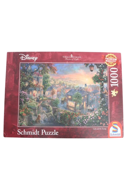 SCHMIDT SPIELE Puzzle Thomas Kinkade - Painter of Light - Lady and the tramp