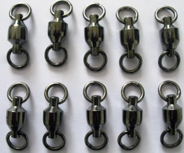 20 X Ball Bearing Fishing Swivels Size 4# For Game Fishing Need,Fishing Tackle