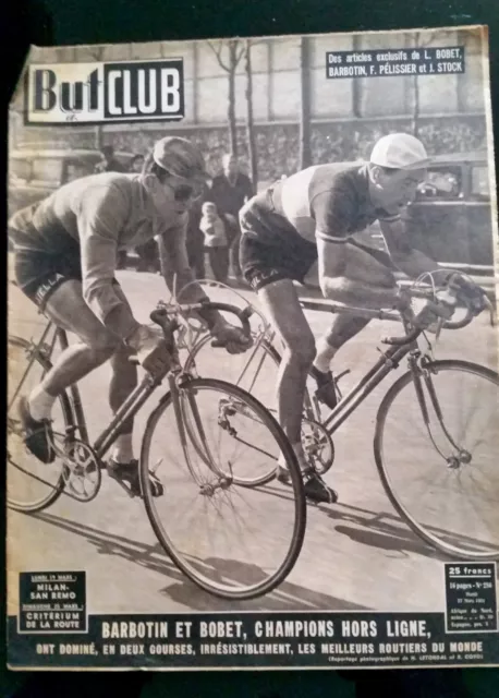 Miroir des sports 27/03/1951; Barbotin et Bobet, champions hors ligne/ Milan-San