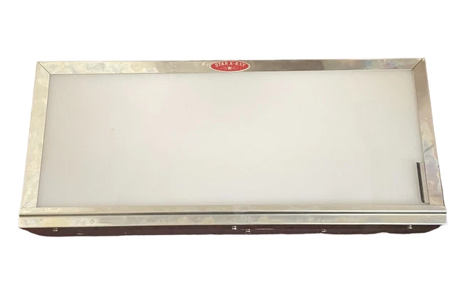 Vtg Star X-Ray Dental Medical Film Imaging Viewer Light Box Illuminator Lot 2