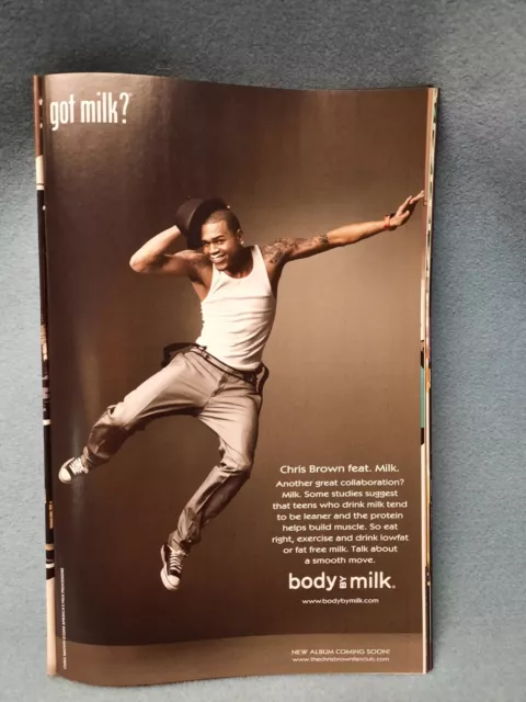 Got Milk? Chris Brown Feat: Great Photo Print Ad!