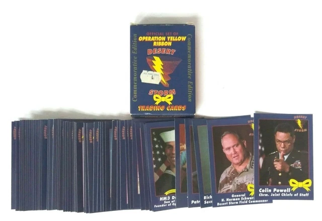 OPERATION YELLOW RIBBON DESERT STORM COMMEMORATIVE EDITION 60 card set OPERATION YELLOW RIBBON DESERT STORM COMMEMORATIVE EDITION 60 card set