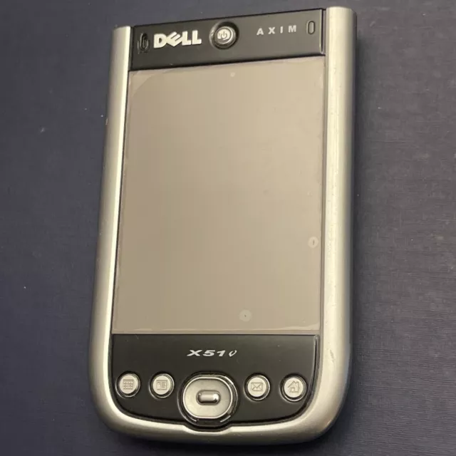 Dell (HC03U) Axim X51v Pocket PC PDA X51 Windows Mobile- No Charger- Untested I4