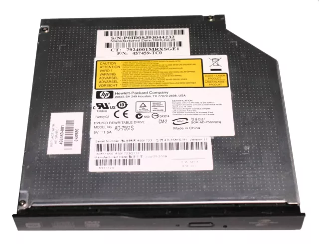 Hewlett Packard HP - AD-7561S - CD/DVD±RW / DVD-ROM/RAM SATA Drive