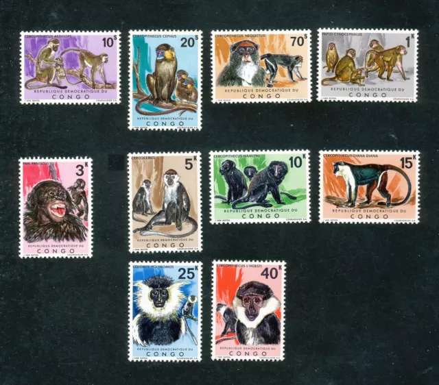 CONGO (RÉPUBLIQUE DÉMOCRATIQUE DU) - FAUNE Singes - 1971