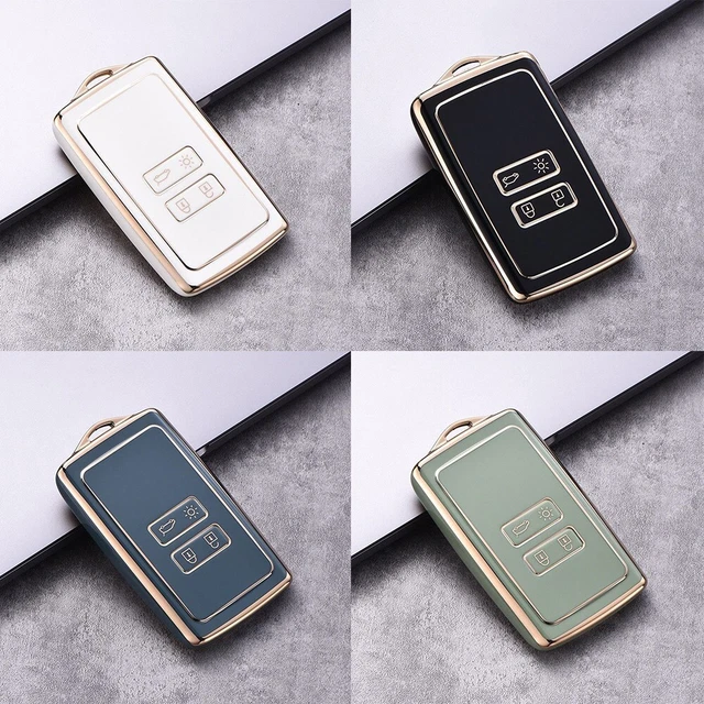 TPU Car Key Case Full Cover For Renault Koleos Kadjar Megane/2016-2019 4 Button
