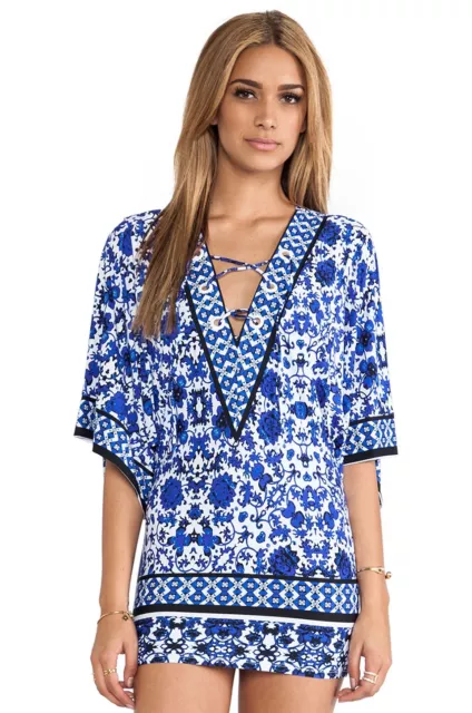 NWT Sz Medium M Nanette Lepore St. Etienne Swim Cover Tunic Gorgeous!