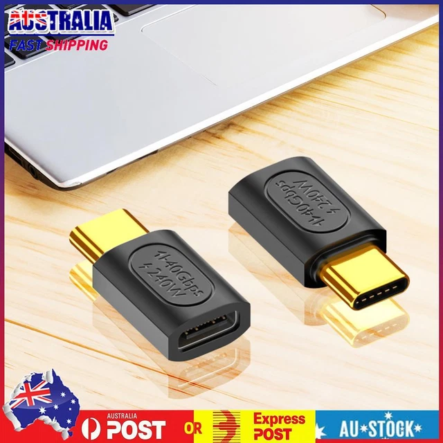 PD240W Mini Adapter HD Video Audio USB C To Type C for Macbook Samsung TV Laptop